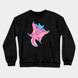 Flying Squirrel Totem Animal Crewneck Sweatshirt